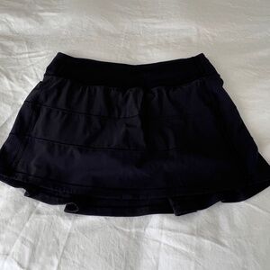 Lululemon Pace Rival Mid-Rise Skirt - Black